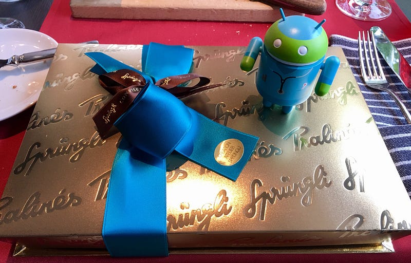 Goodbye gifts from my awesome teammates.